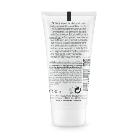 RAUSCH маска за интензивна грижа за изрусени,сиви и бели коси 100ml /13313