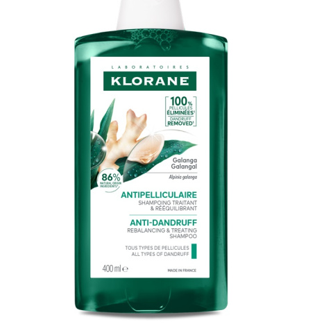 KLORANE anti-dandruff shampoo with galangal 400ml
