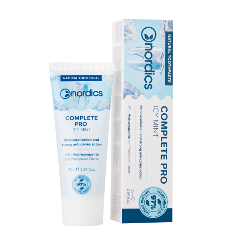 NORDICS COMPLETE PRO Bio-certified toothpaste for complete care 75ml