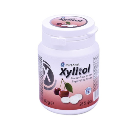 MIRADENT 100% Xylitol candies x 26 cherry flavor