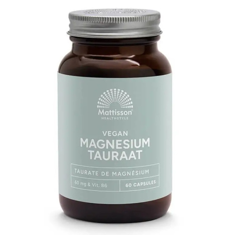 MATTISSON Magnesium Tauraat Мангезий (таурат) + витамин В6 х 60 caps