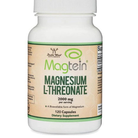 DOUBLE WOOD MAGNESIUM L-THREONATE Магнезий (Л-Треонат) за здрави мускули и сърце х 100 caps