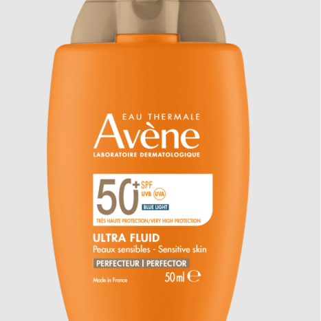 AVENE SUN ULTRA FLUID SPF50+ тониран слънцезащитен флуид за лице 50ml