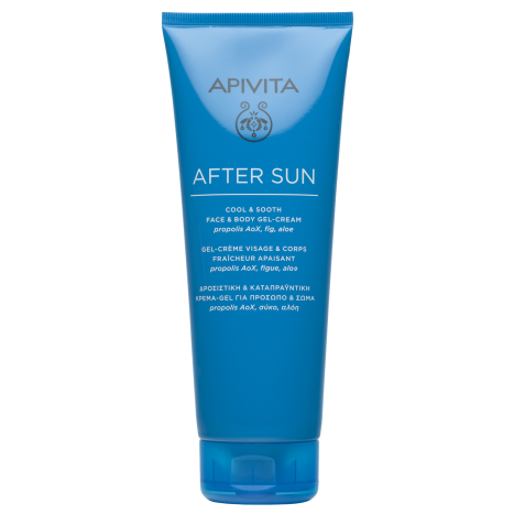 APIVITA AFTER SUN Успокояващ и охлаждащ гел-крем за след слънце 200ml