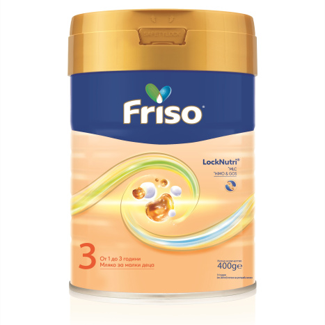 FRISO 3 Адаптирано мляко за деца от 1 до 3г 400g