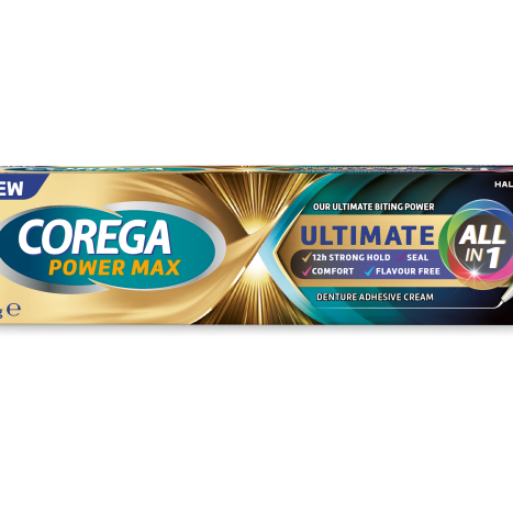 COREGA ULTIMATE крем за протези 40g лилаво