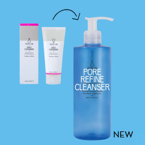 YOUTH LAB CLEANSING PORE REFINE CLEANSER Pore cleanser for combination skin 300 ml