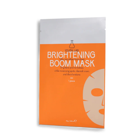 YOUTH LAB BRIGHTENING BOOM VIT C SHEET MASK Озаряваща шийт маска за лице x 1