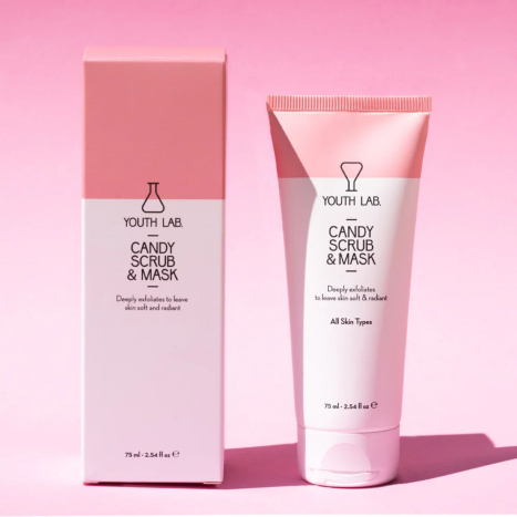 YOUTH LAB CLEANSING CANDY MASK & SCRUB Бонбонена маска/скраб за всеки тип кожа 75 ml