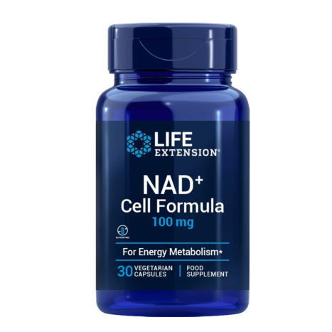 LIFE EXTENSION NAD+ CELL FORMULA 100mg защита срещу клетъчно стареене x 30 V caps