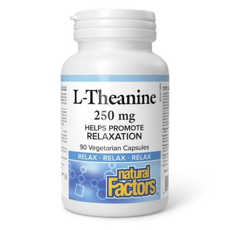 NATURAL FACTORS L-THEANINE 250mg L-Theanine for stress x 90 V caps