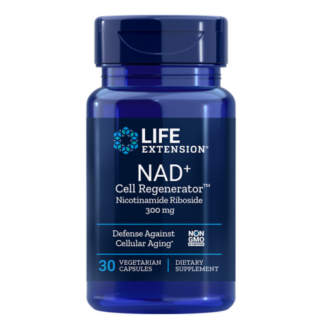 LIFE EXTENSION NAD+ CELL Formula 300mg Никотинамид рибозид защита срещу клетъчно стареене x 30 V caps