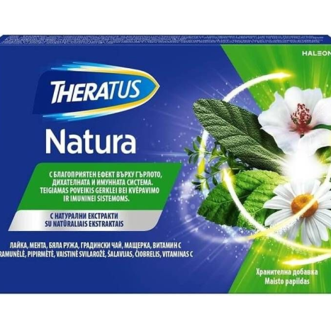THERATUS NATURA for the throat, respiratory and immune system x 16 tabl