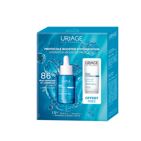 URIAGE PROMO EAU THERMALE Хиалуронов серум за хидратация 30 ml + Термален крем 15ml