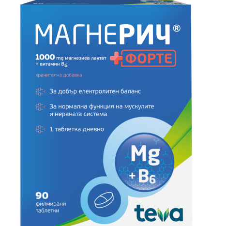 MAGNERICH Forte 1000mg/3mg x 90 tabl