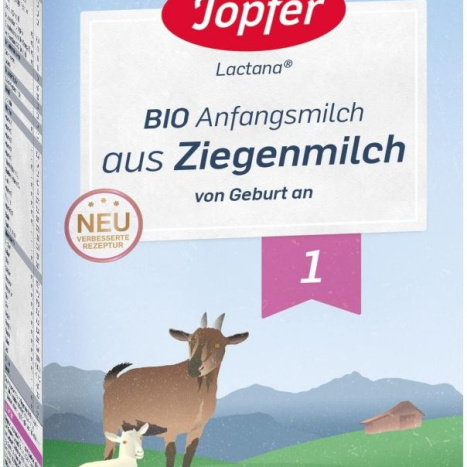 TOPFER LACTANA BIO 1 КОЗЕ био мляко за кърмачетас 4 вида Бифидобактерии 400g