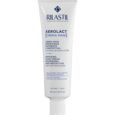 RILASTIL XEROLACT HAND CREAM nourishing and restoring balm for dry hands 30 ml