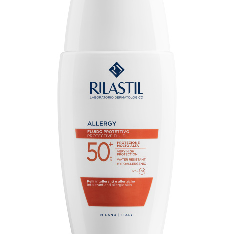 RILASTIL PHOTO PROTECTION ALLERGY FLUID+ SPF50+ слънцезащитен флуид за кожа склонна към слънчеви алергии 50 gr