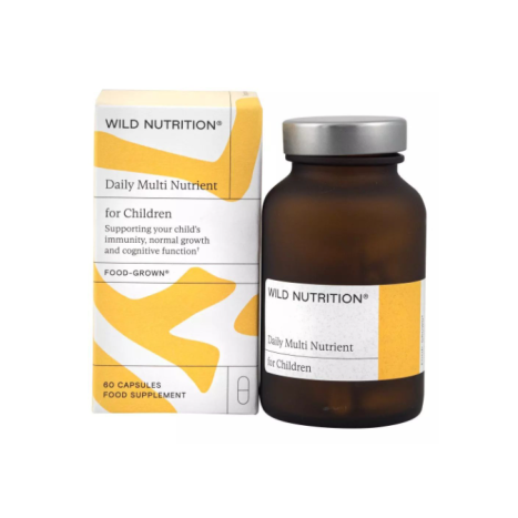 WILD NUTRITION FOOD-GROWN MULTIVITS for KIDS Multivitamins and minerals for children x 60 caps