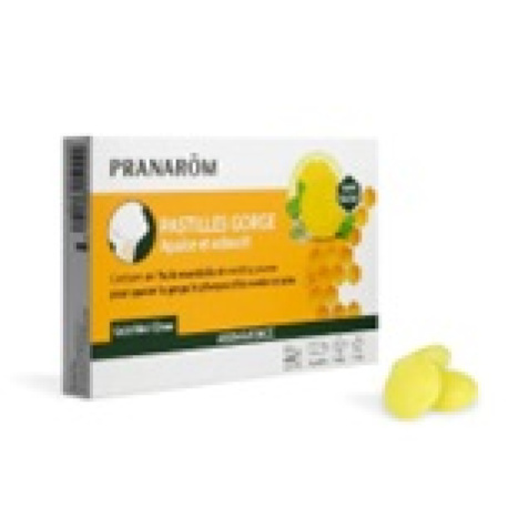 PRANAROM AROMAFORCE за гърло с мед и лимон х 24 tabl