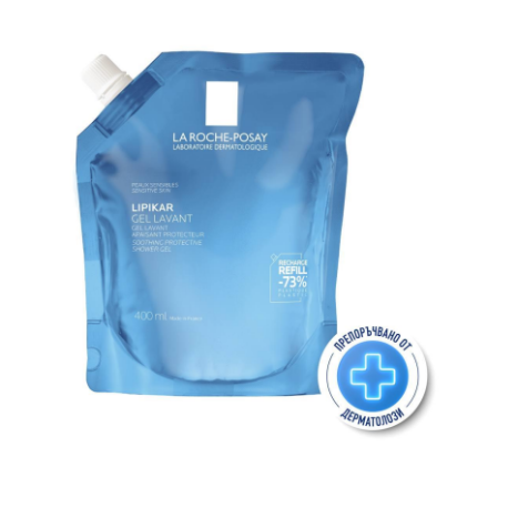 LA ROCHE-POSAY LIPIKAR GEL LAVANTE face and body cleansing gel 400ml refill