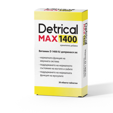 DETRICAL MAX 1400 (Vit.D 1400IU) x 30 tabl