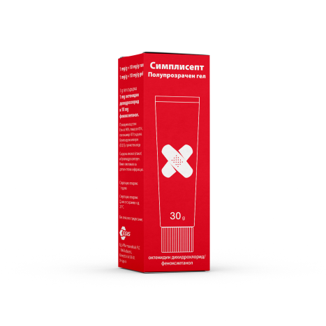 SYMPLISEPT 1mg/g + 10mg/g гел 30g