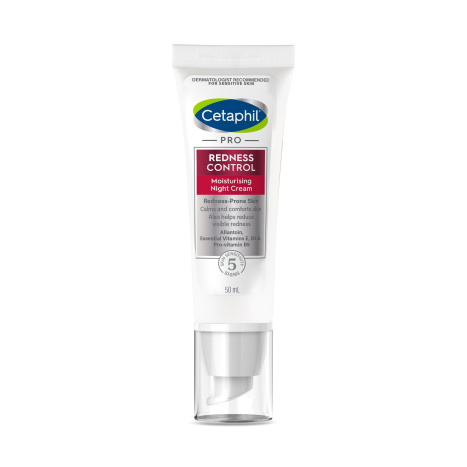 CETAPHIL PRO Redness Control Moisturizing Night Face Cream for Skin Prone to Redness 50ml