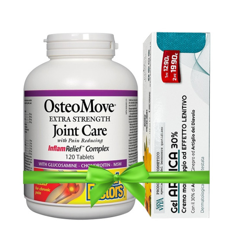 PALADIN PHARMA PROMO ПРОМО ПАКЕТ 2 ОстеоМуув Супер грижа за ставите 1431 mg х 120 таблетки + Масажен гел с Арника и дяволски нокът SanaVita x150 ml