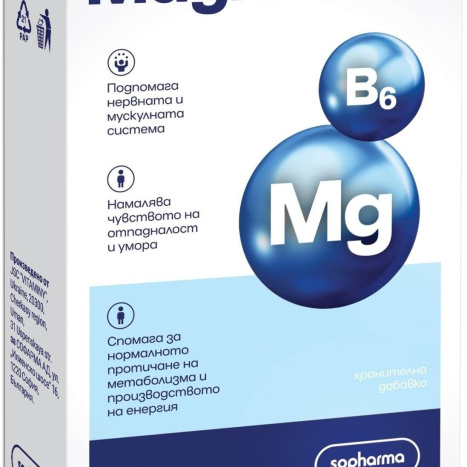 MAGNISSIMO Mg + B6 подпомага нервната и мускулна система x 60 tabl