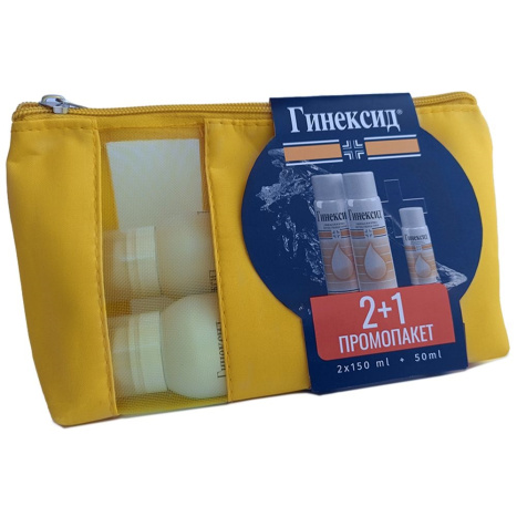 NATURPHARMA PROMO GINEXID интимна пяна 2 x 150ml +50ml подарък