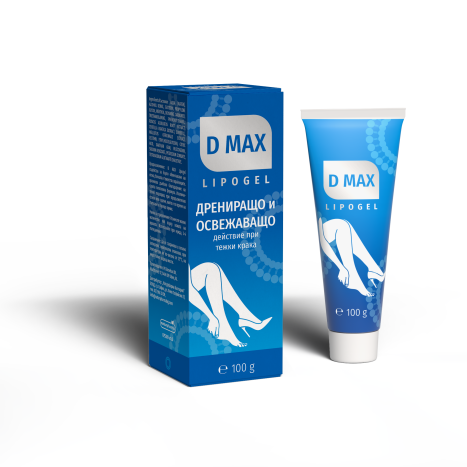 NATURPHARMA D MAX липогел дрениращо и освежаващо действие 100gr