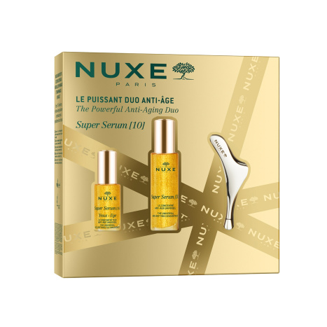 NUXE PROMO SUPER SERUM противостареещ концентрат 30ml + SUPER SERUM EYE концентрат за околоочния контур 15ml + масажор