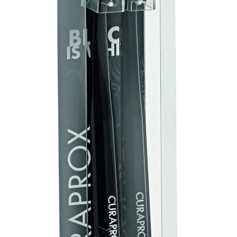 CURAPROX четка за зъби Black is White черни 2 бр. блистер