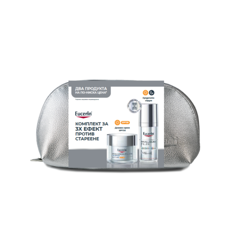 EUCERIN PROMO HYALURON FILLER EPIGENETIC Anti-Aging Serum 30ml + HYALURON-FILLER Day Cream SPF30 50ml