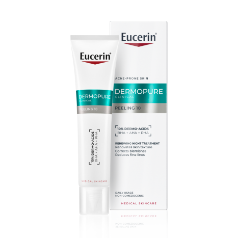 EUCERIN DERMOPURE CLINICAL Peeling 10 Renewing night care for acne-prone skin 40ml