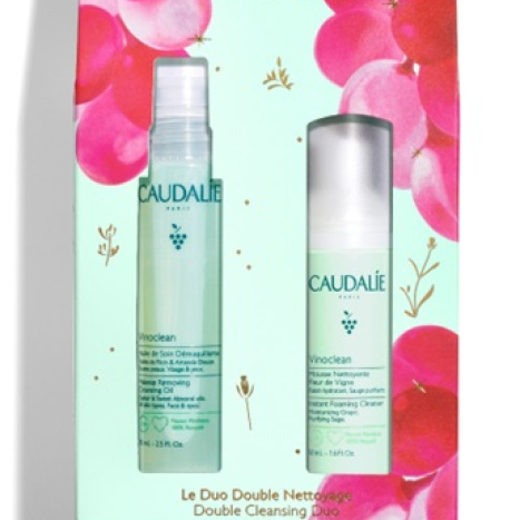 CAUDALIE PROMO VINOCLEAN Почистващо Олио за Премахване на Грим 75ml + VINOCLEAN Мигновено Разпенваща се Почистваща Пяна 50ml