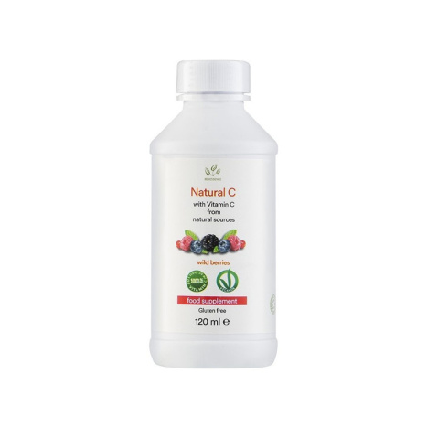 NATURA BENESSENCE VITAMIN C 160mg Витамин С (натурален, от ацерола и шипка) с вкус на горски плодове сироп x 120ml