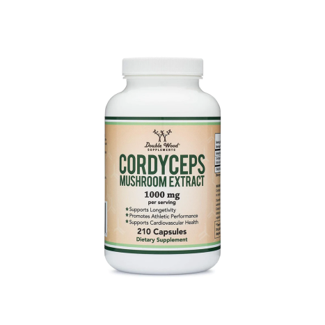 DOUBLE WOOD Cordyceps Mushroom Extract Кордицепс екстракт х 210 caps