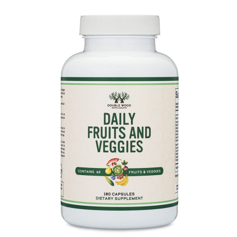 DOUBLE WOOD Daily Fruits and veggies Плодове и зеленчуци x 180 caps