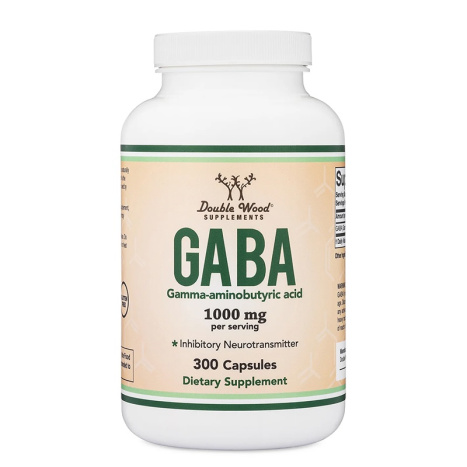 DOUBLE WOOD GABA ГАБА 500mg x 300 caps