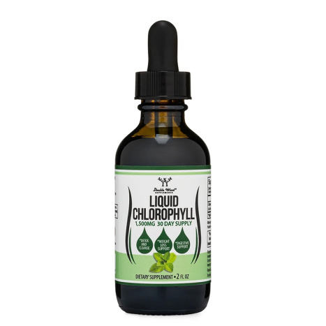 DOUBLE WOOD Liquid Chlorophyll Течен хлорофил капки x 60ml