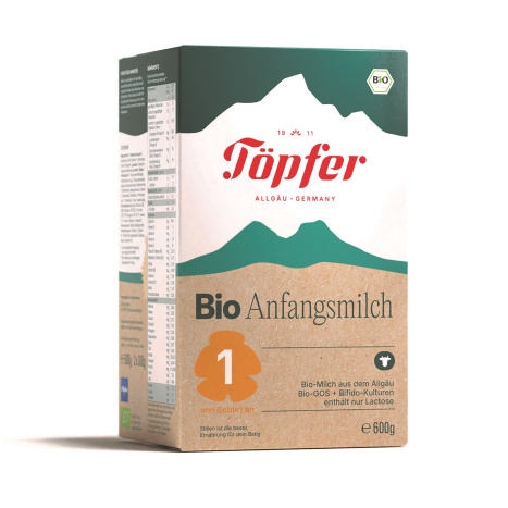TOPFER LACTANA BIO 1 Био мляко за кърмачета 0+м 600g new