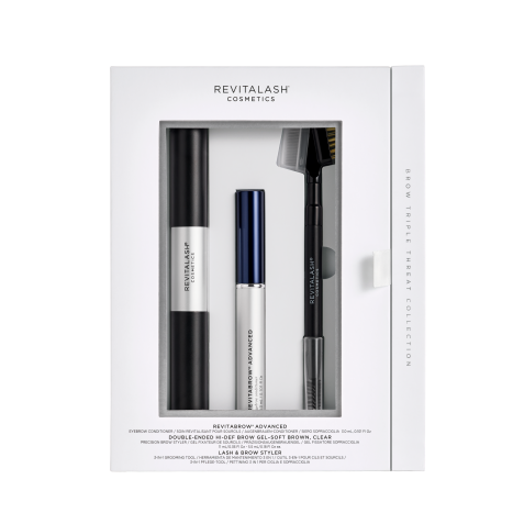 REVITABROW PROMO ADVANCED HOLIDAY Серум за вежди 3.0ml + Гел за вежди цвят SOFT BROWN 5,5ml + стилизиращ продукт