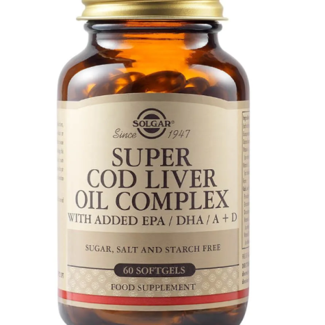 SOLGAR SUPER COD LIVER OIL super cod liver oil x 60caps