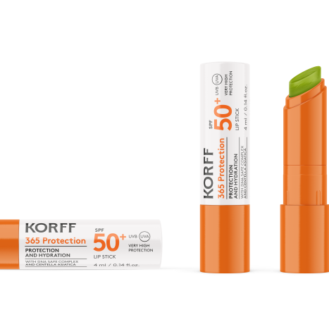 KORFF 365 PROTECTION PROTECTION AND HYDRATION LIP STICK SPF 50+ Слънцезащитен стик за устни 8gr/K78V00420