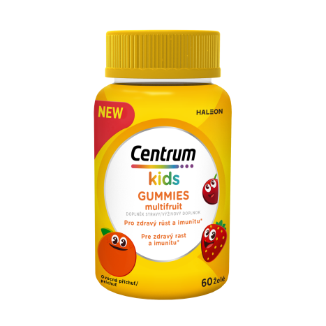 CENTRUM KIDS GUMMIES мултифрут витамини за деца x 60 gum tabl