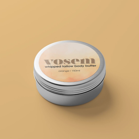 VOSEM Масло за тяло с телешка лой и портокалови корички 150 ml