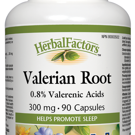 NATURAL FACTORS VALERIAN ROOT 300mg Валериана (корен) при нервно напрежение x 90 caps