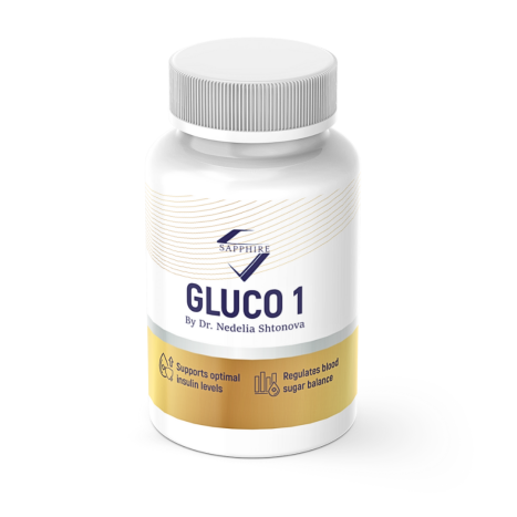 SAPPHIRE GLUCO 1 контрол на кръвната захар и инсулина x 60 caps